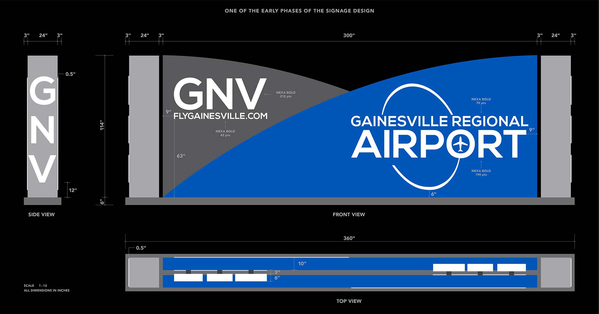 Gainesville Signage Early Phase Design