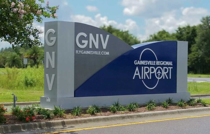 GNV Airport Signage
