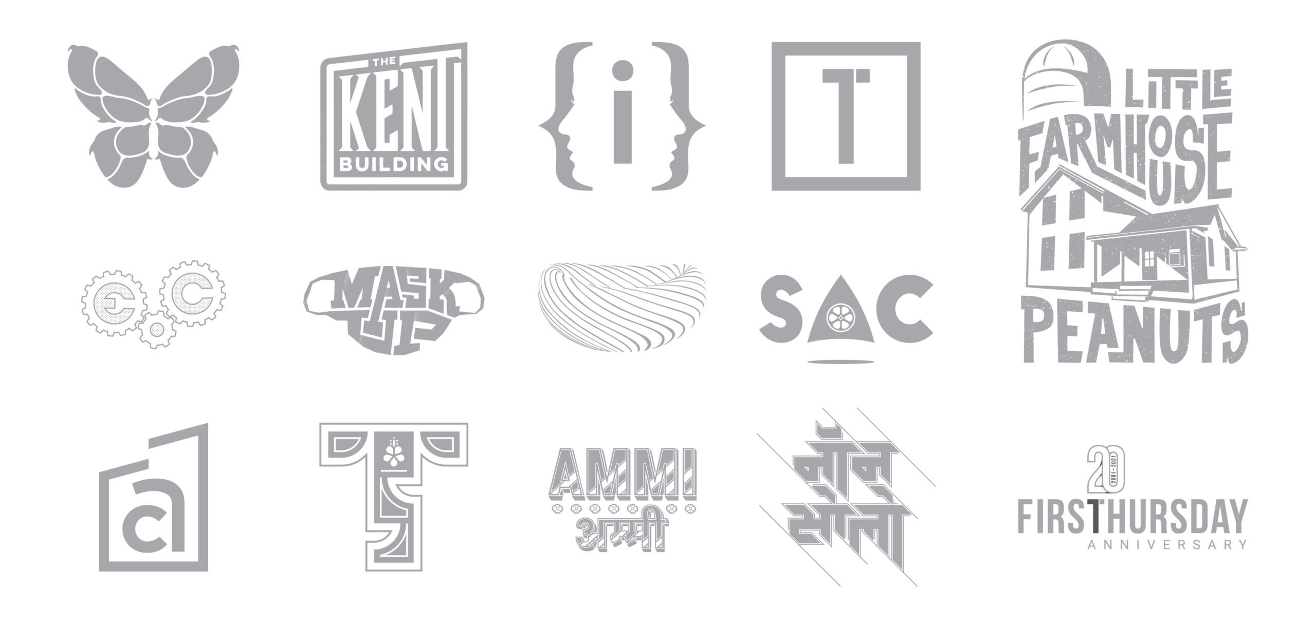 Selective visual identities from 2014–present